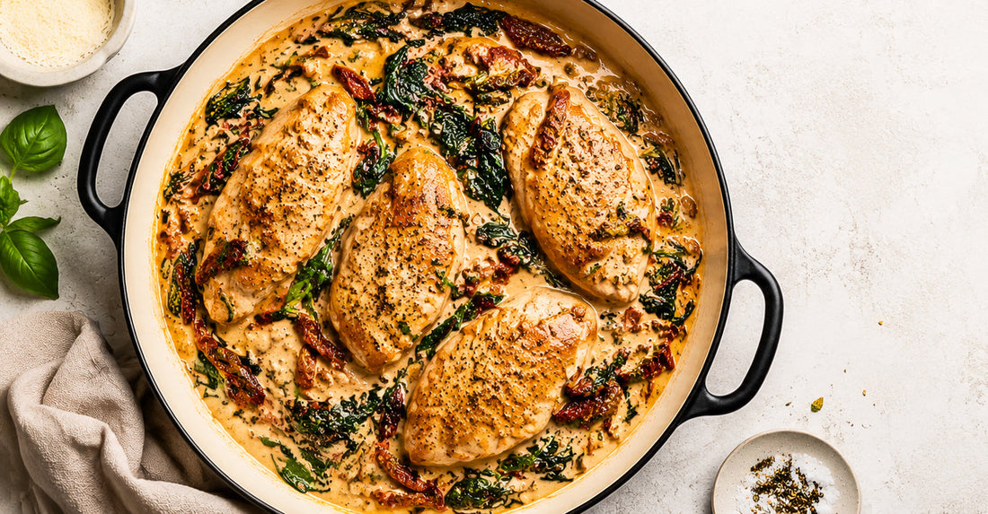 🍗 One-Pan Creamy Tuscan Chicken: The Cozy, Flavor-Packed Dinner Everyone’s Making