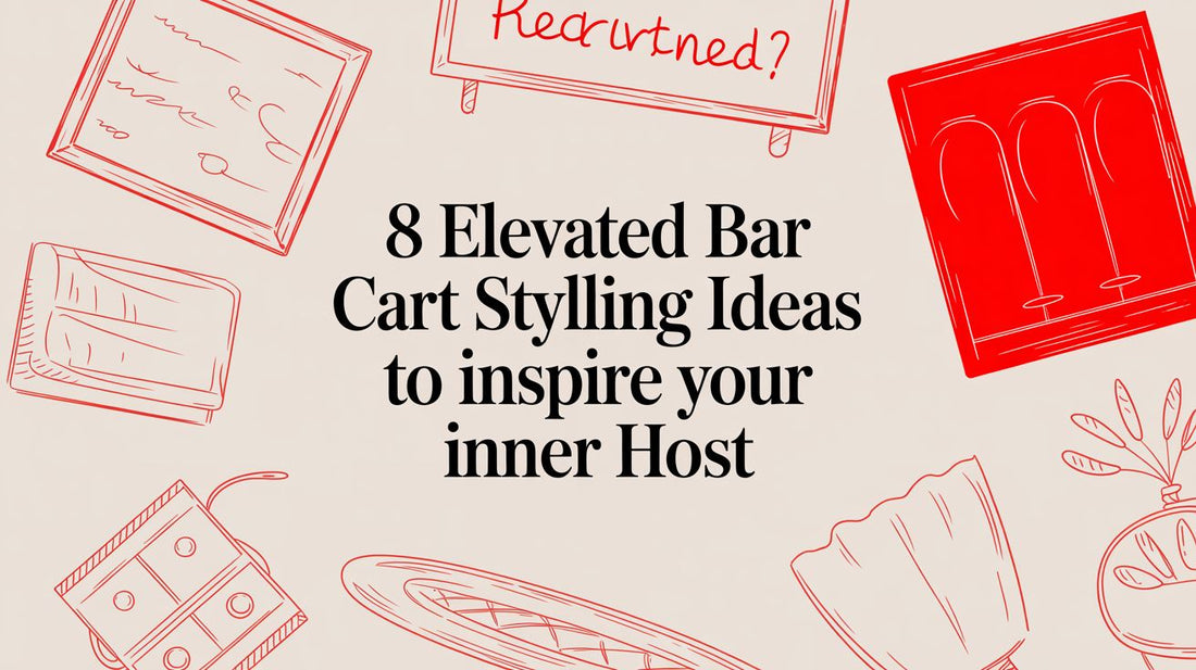 8 Elevated Bar Cart Styling Ideas to Inspire Your Inner Host