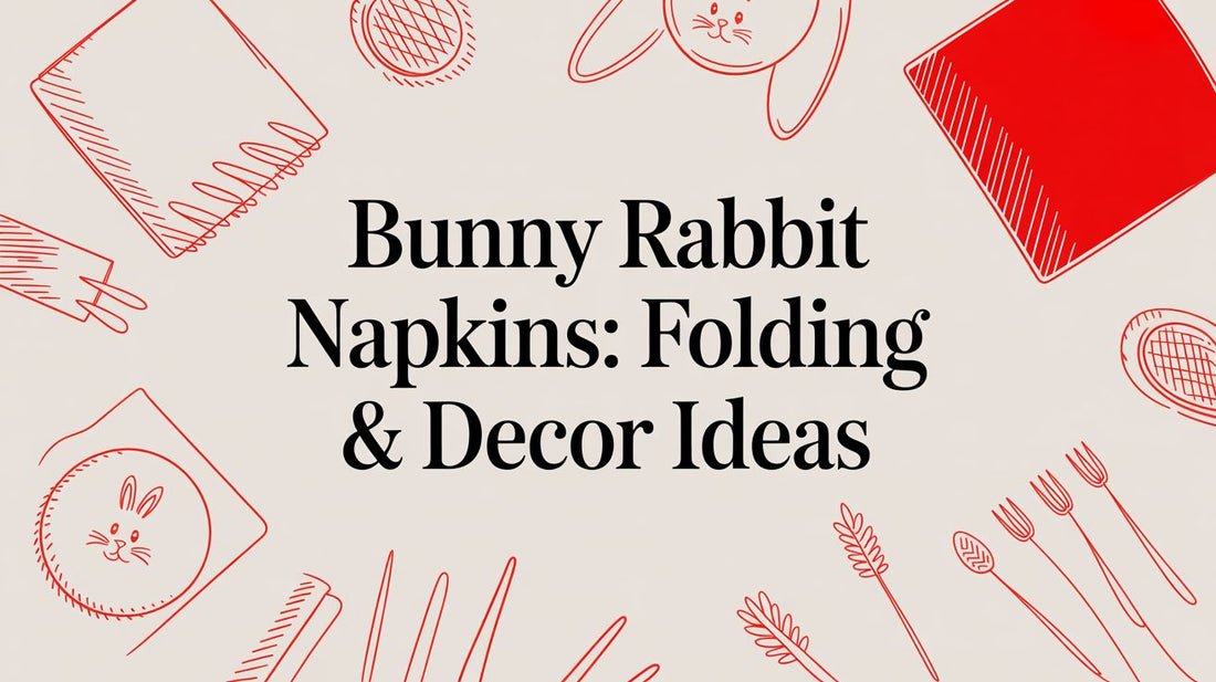 Bunny Rabbit Napkins: Folding & Decor Ideas