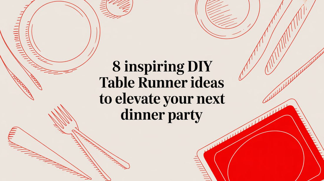 8 Inspiring DIY Table Runner Ideas to Elevate Your Next Dinner Party