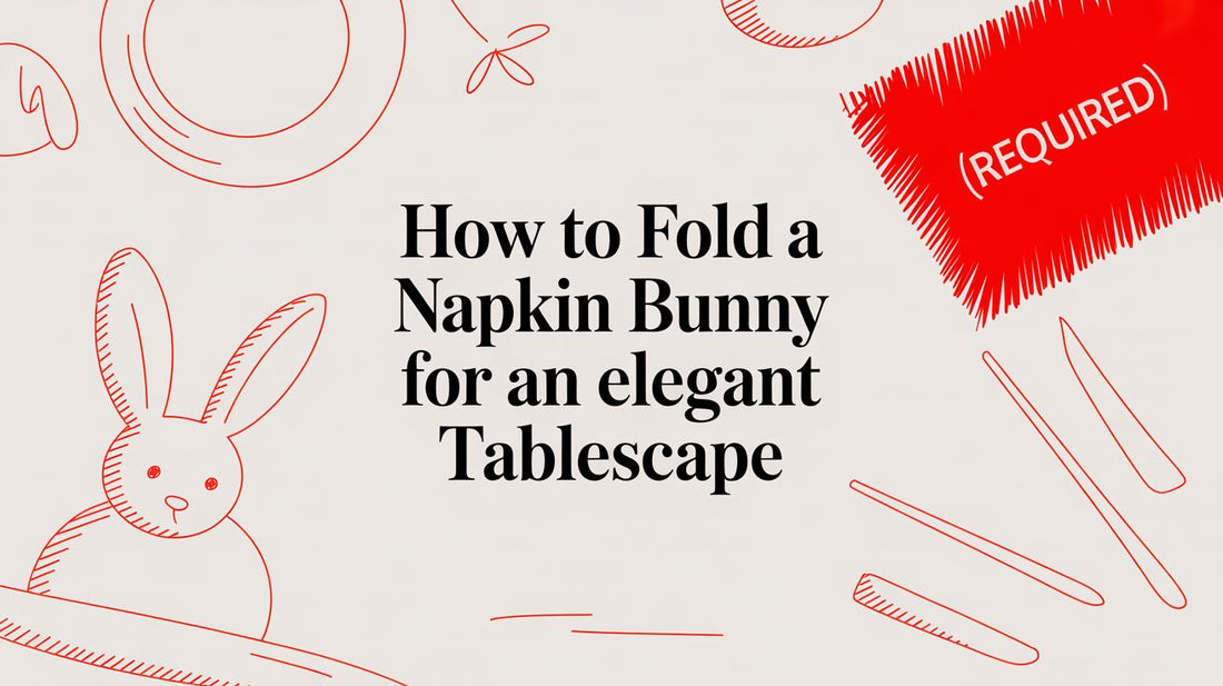 How to Fold a Napkin Bunny for an Elegant Spring Table