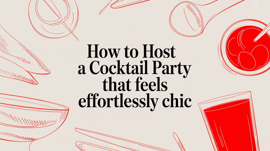 How to Host a Cocktail Party That Feels Effortlessly Chic