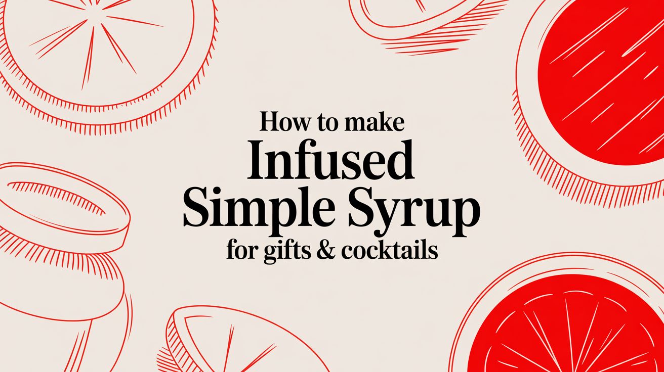How to Make Infused Simple Syrup for Gifts & Cocktails – Jolitee