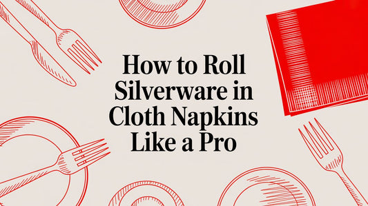 How to Roll Silverware in Cloth Napkins for an Elegant Table