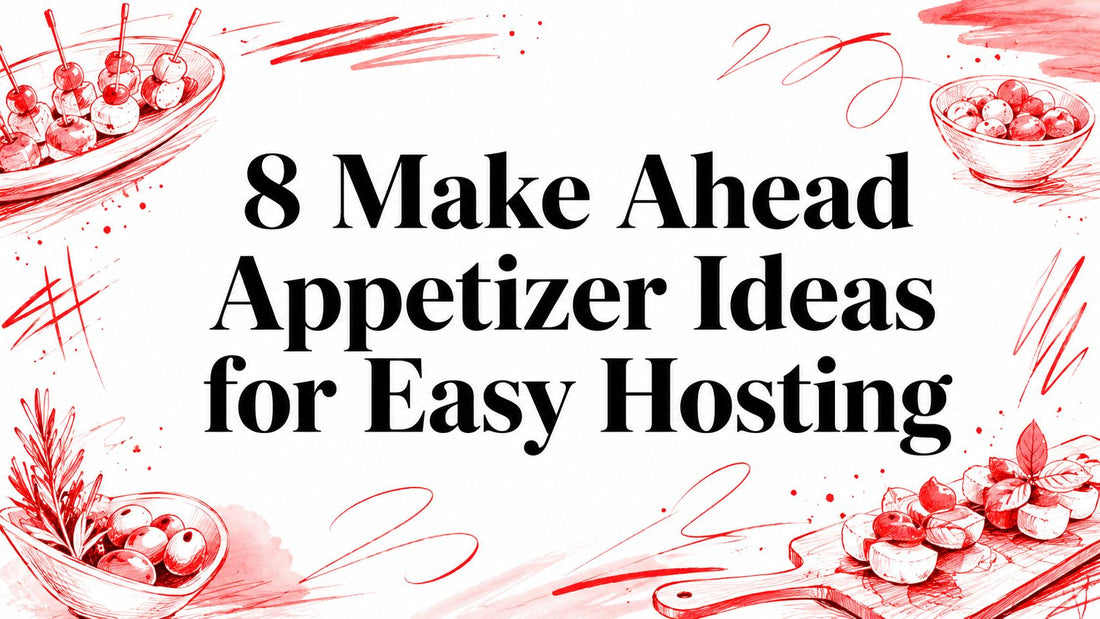 8 Make Ahead Appetizer Ideas for Easy Hosting