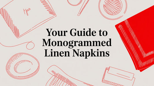 A Host's Guide to Monogrammed Linen Napkins