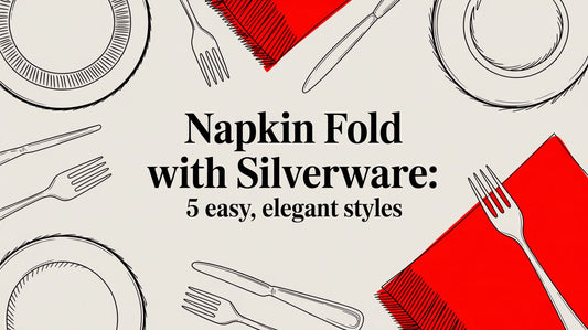 Napkin Fold with Silverware: 5 Easy, Elegant Styles