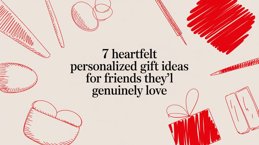 7 Heartfelt Personalized Gift Ideas for Friends They'll Genuinely Love