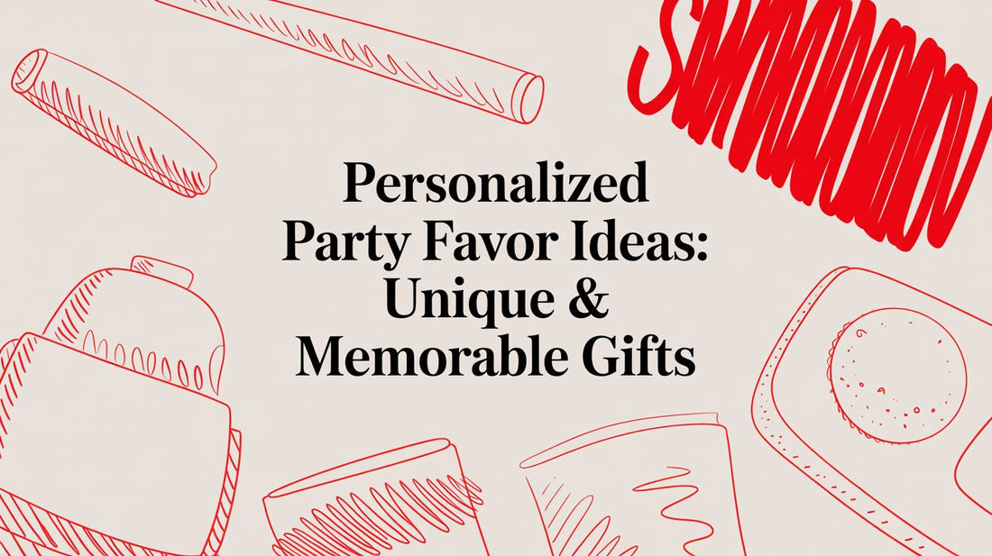 Personalized Party Favor Ideas: Unique & Memorable Gifts