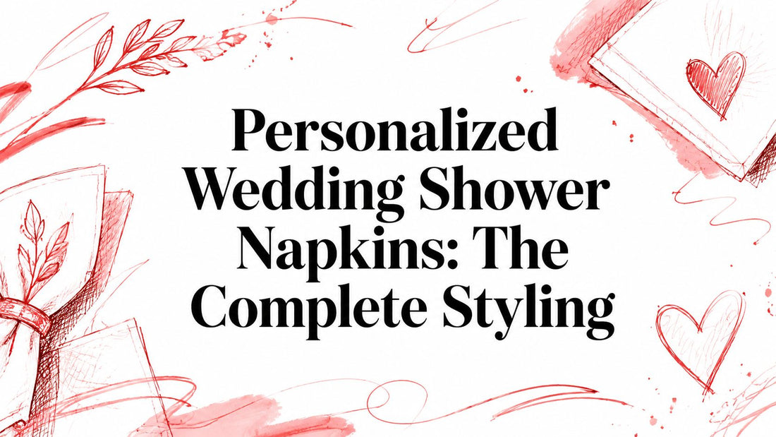 Personalized Wedding Shower Napkins: The Complete Styling
