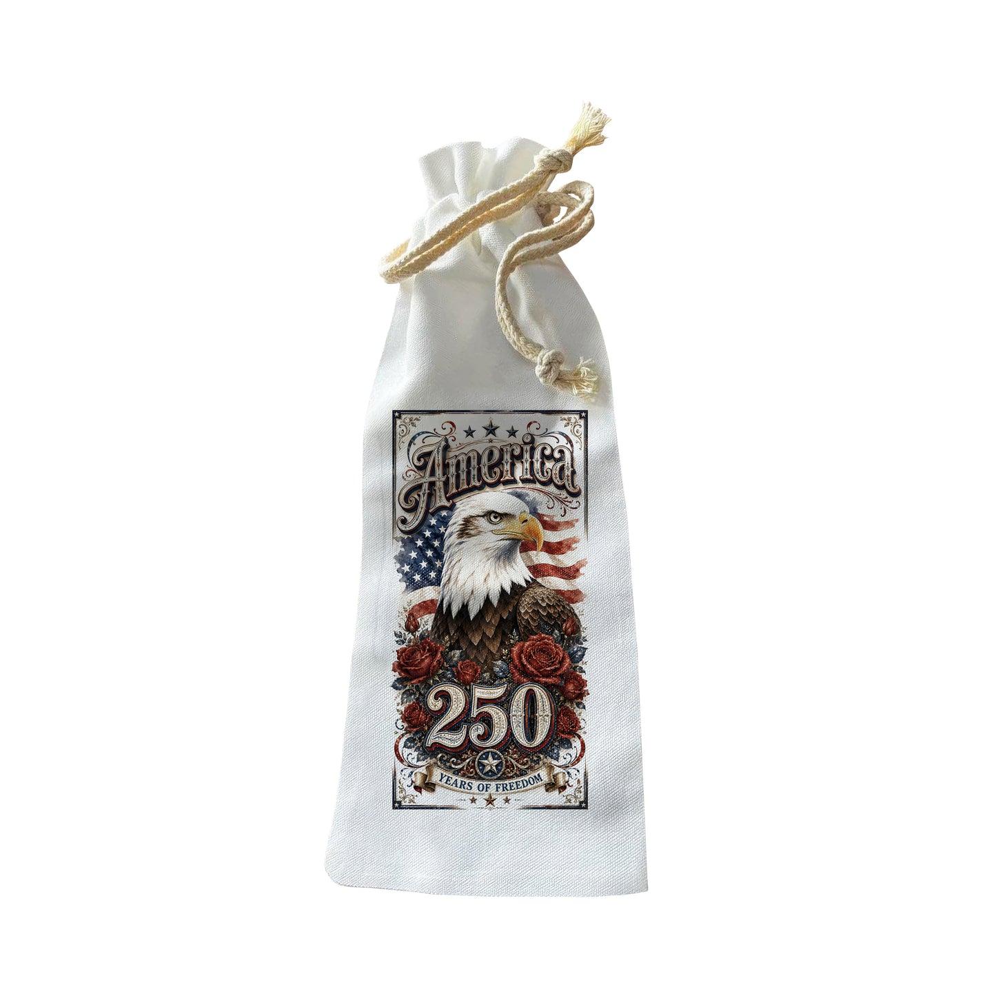 Bottle Bags - America 250 Freedom in Bloom