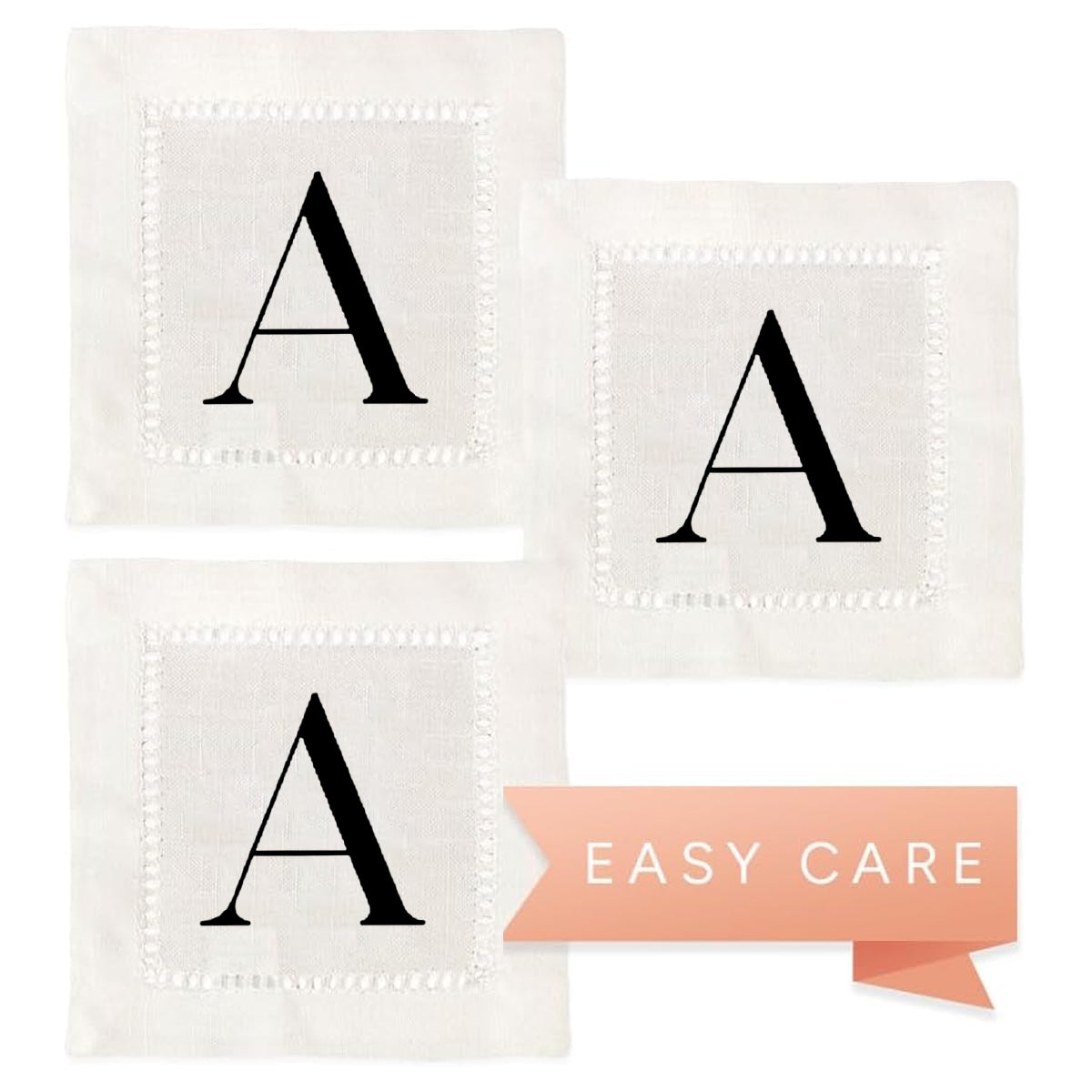 Monogram Serif - A Hemstitch Napkins