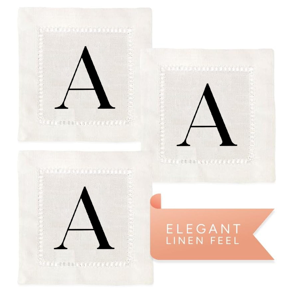 Monogram Serif - A Hemstitch Napkins