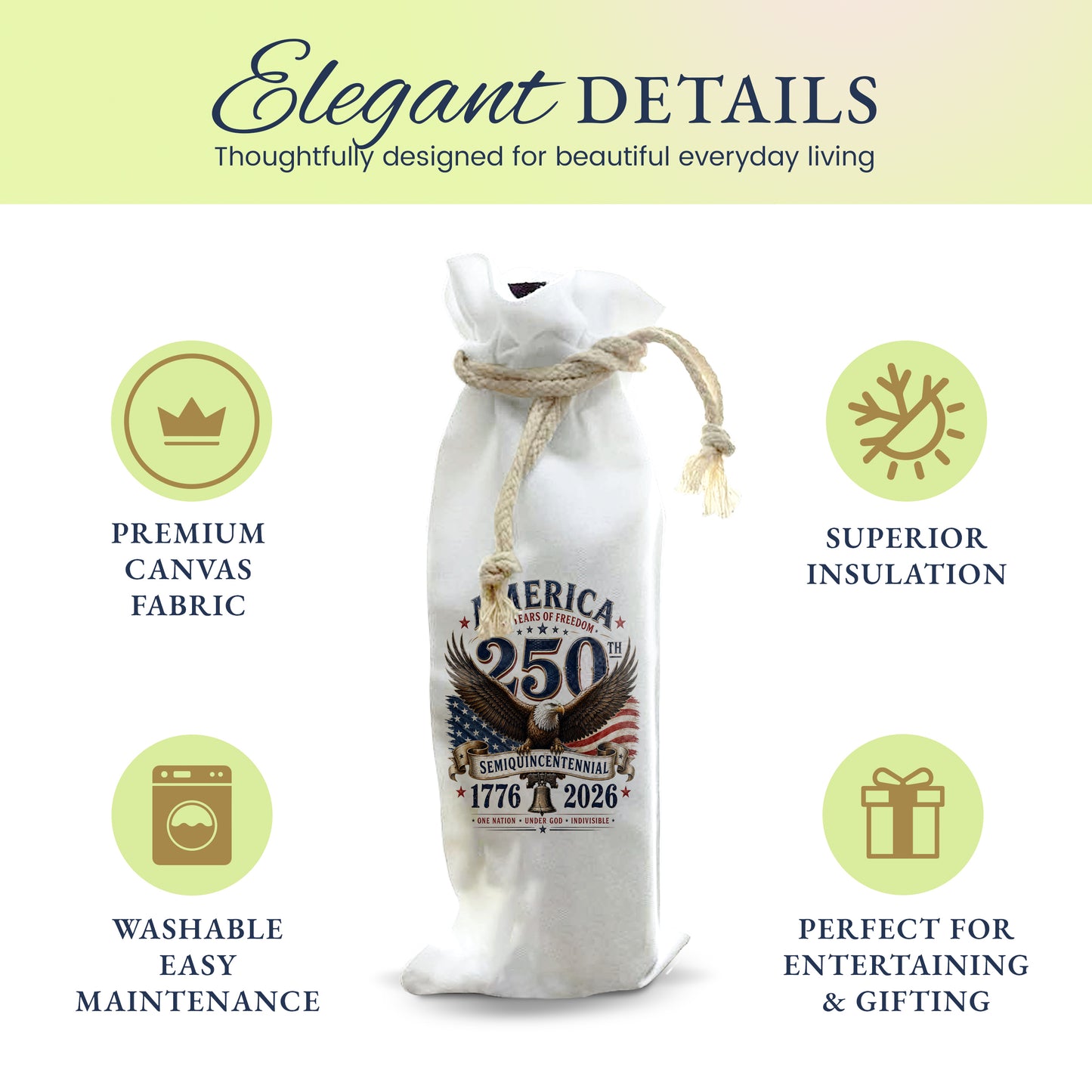 Bottle Bags - America 250 Eagle