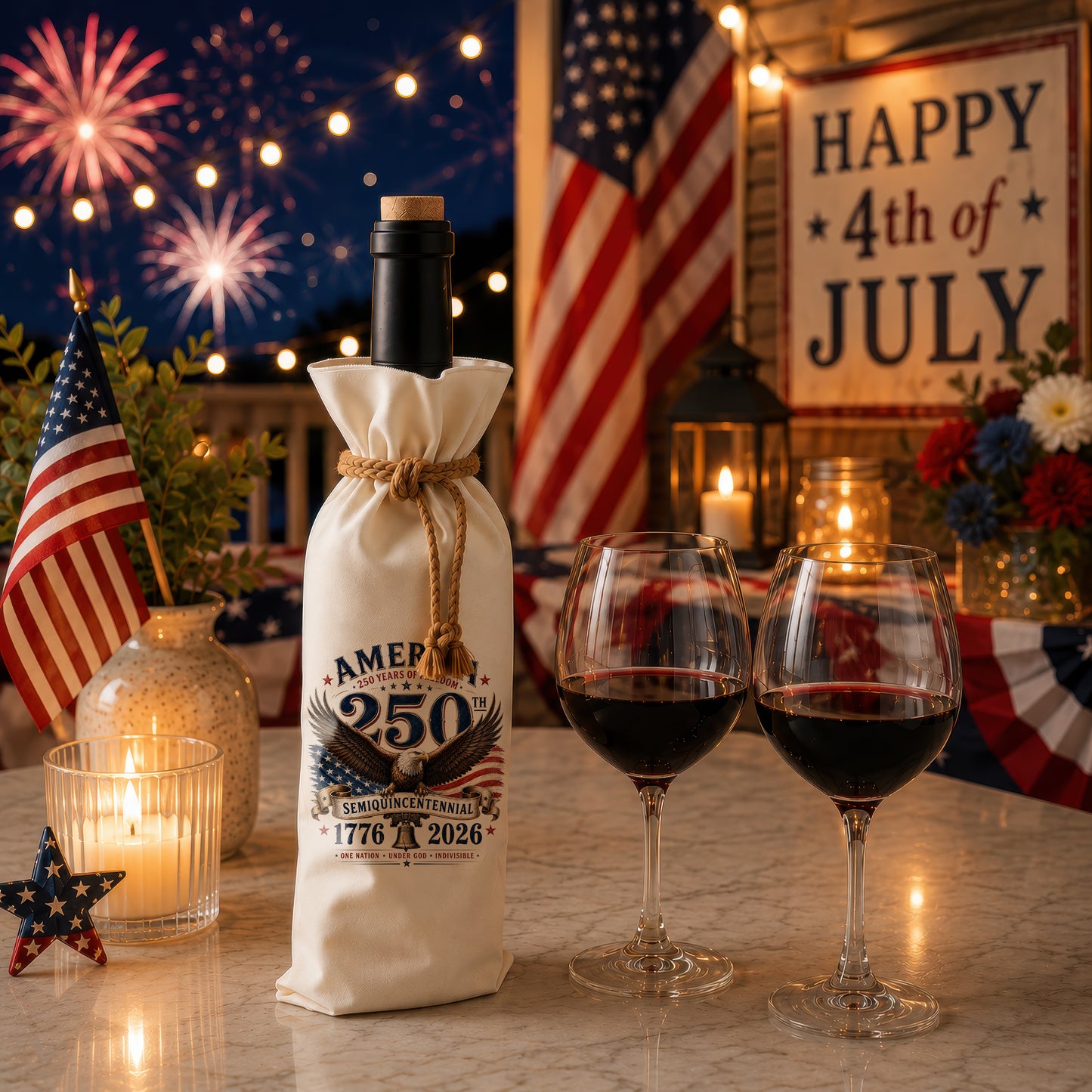 Bottle Bags - America 250 Eagle