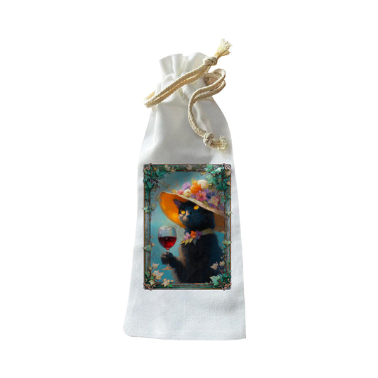 Bottle Bags - Black Cat Wine