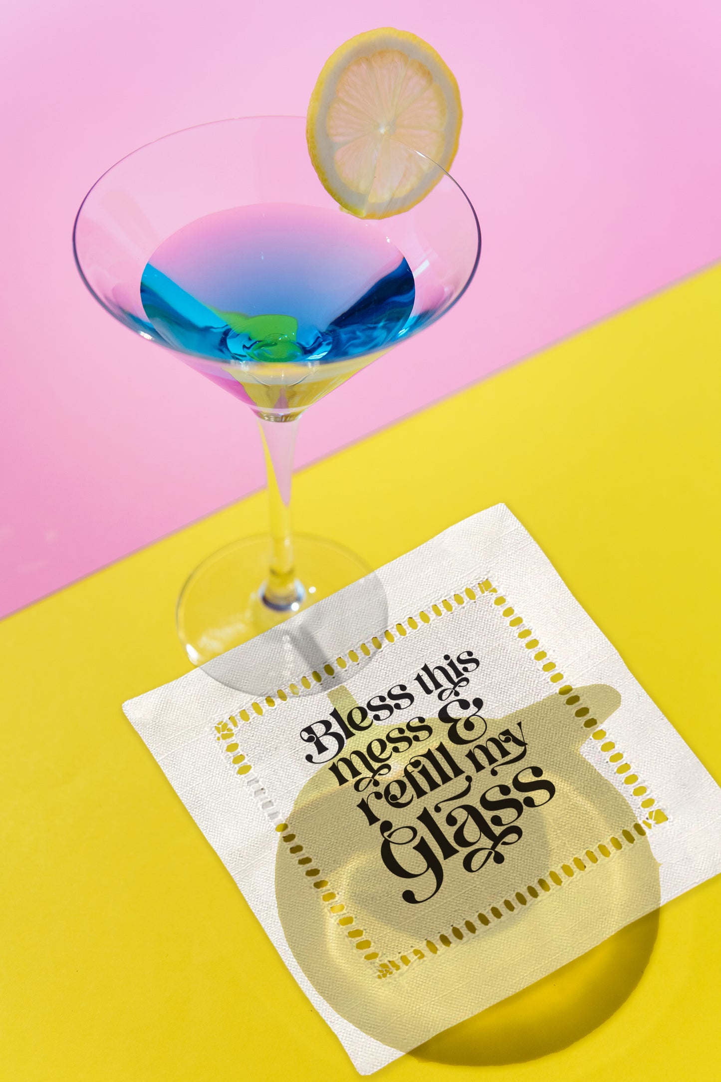 Bless This Mess Hemstitch Napkins