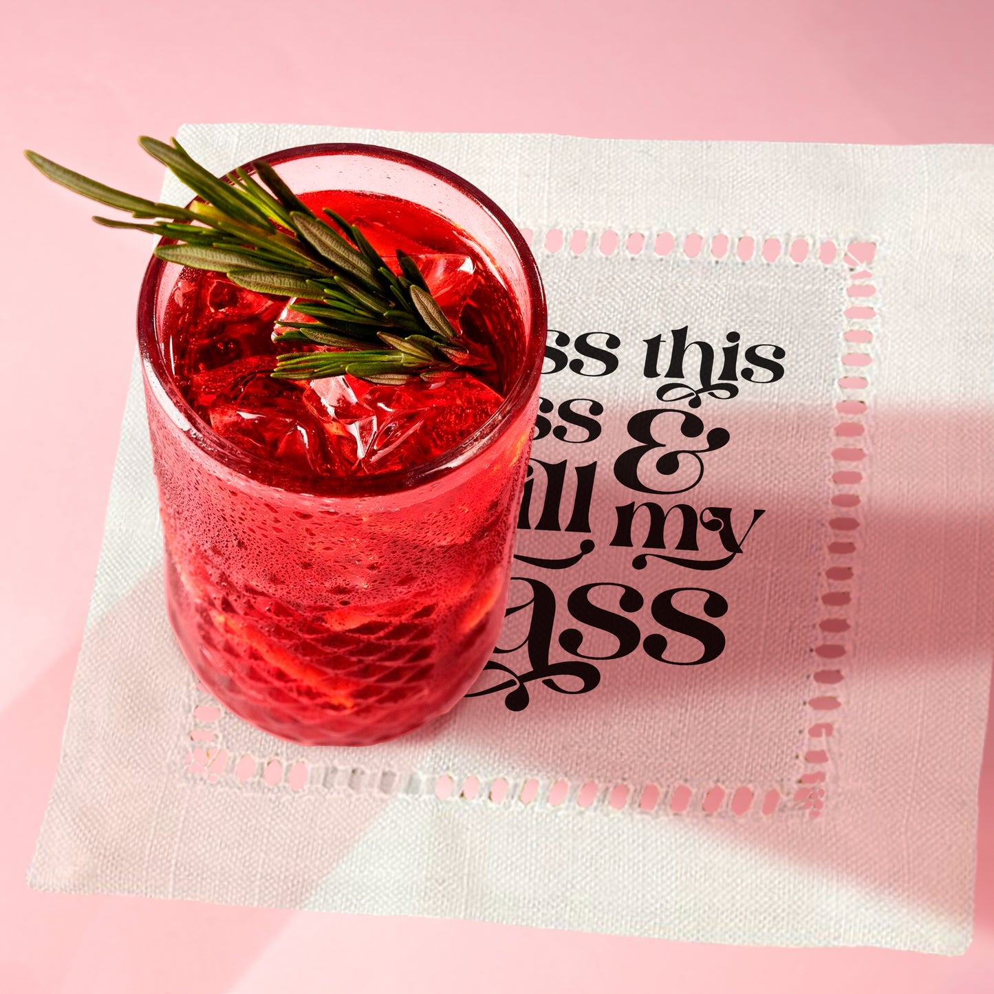 Bless This Mess Hemstitch Napkins