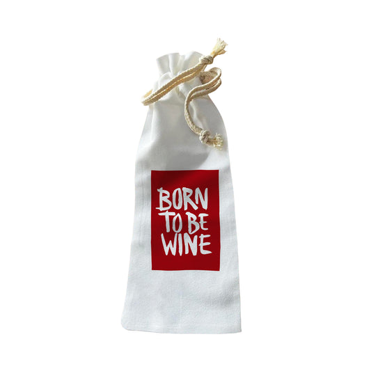Bottle Bags - Born To Be Wine