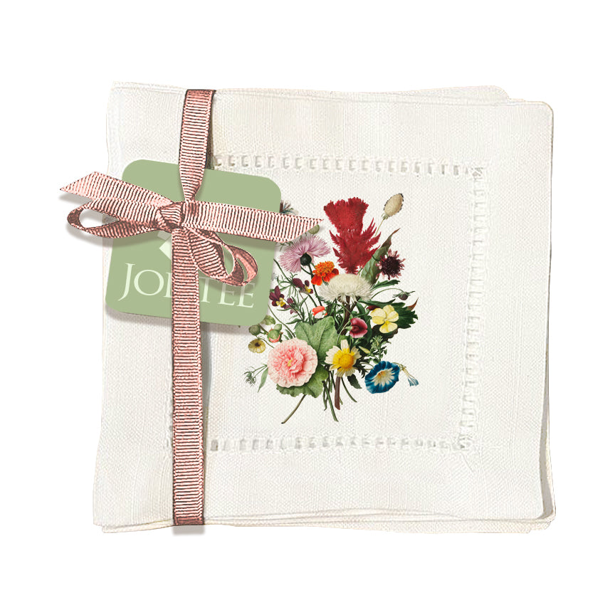 Bouquet Hemstitch Napkins