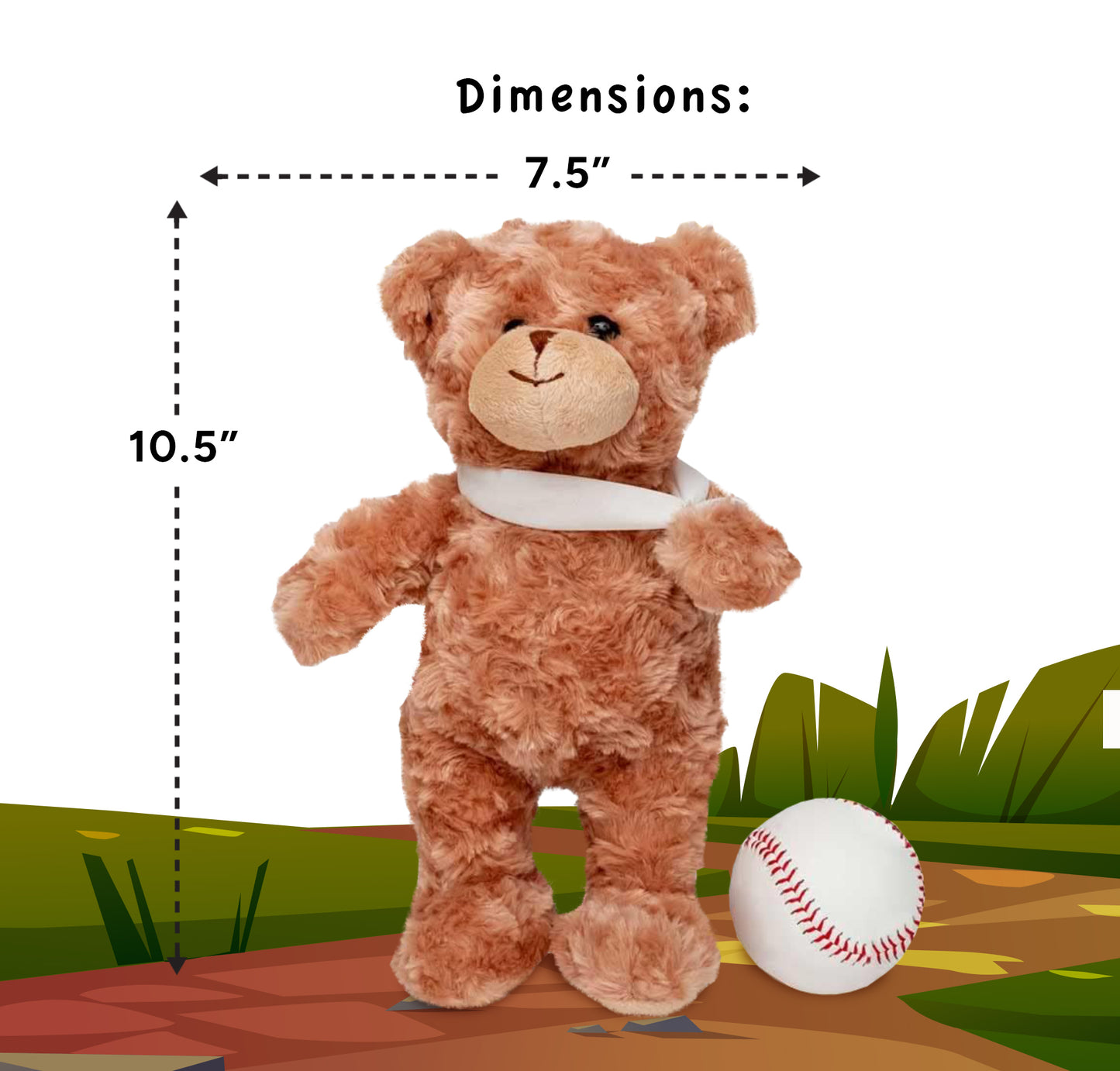 Recovery Bear Gifts for Kids and Adults, Teddy Broken Arm Broken Leg, Get Well Stuffed Animal Teddy Bear with Left or Right Arm Cast Sling 10.5 inches (Broken Arm Teddy Bear)