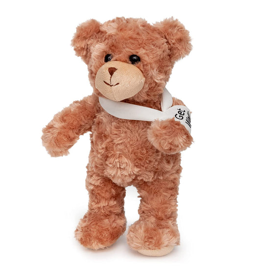 Broken Arm Bear Plush Bear 10" Reversible Cast Teddy by Fine Toyz & More