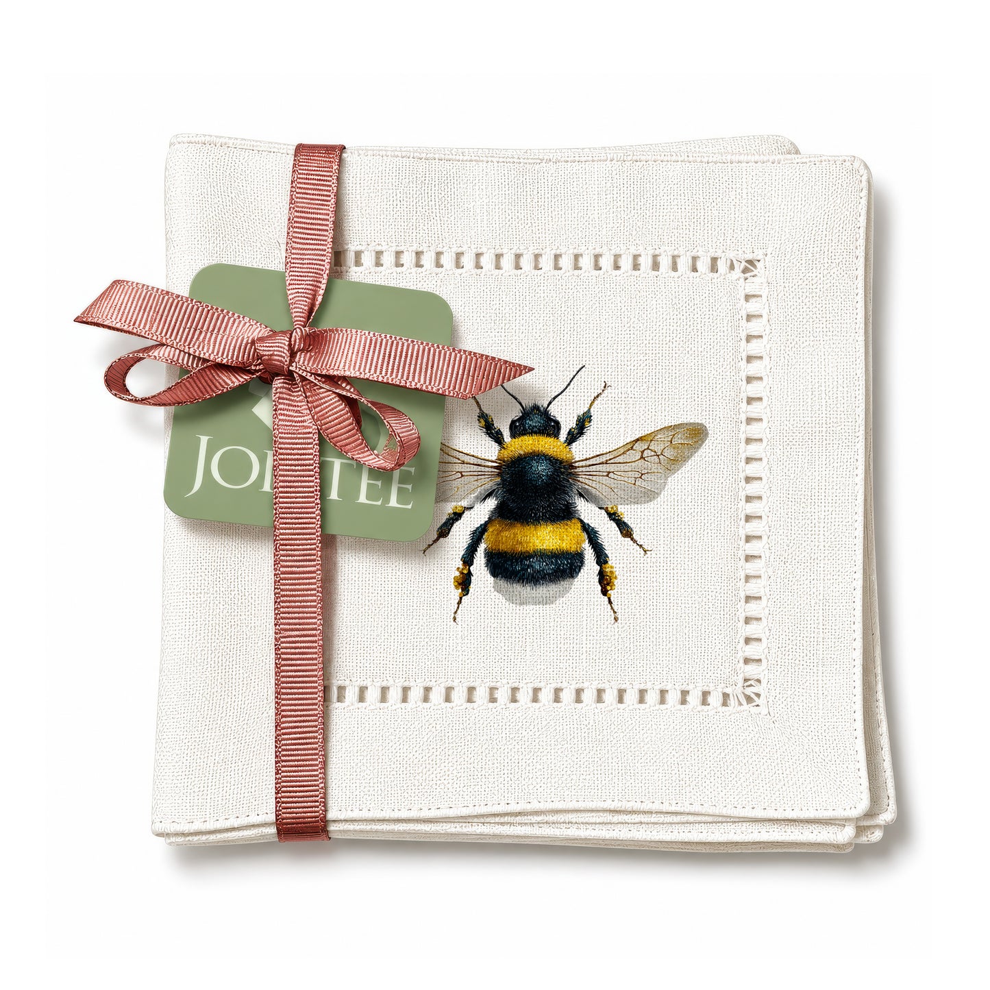 BumbleBee Hemstitch Napkins