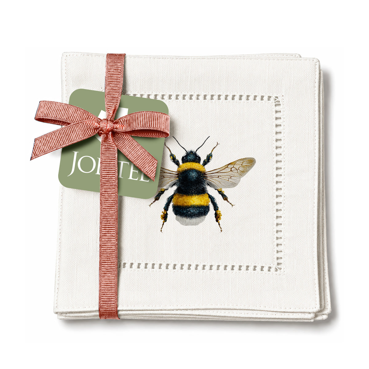 BumbleBee Hemstitch Napkins