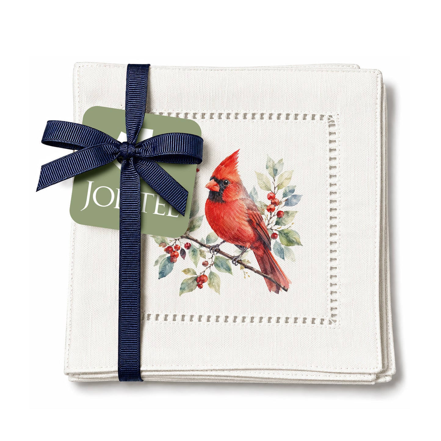 Starter Set Blue Cardinal Hemstitch Napkins