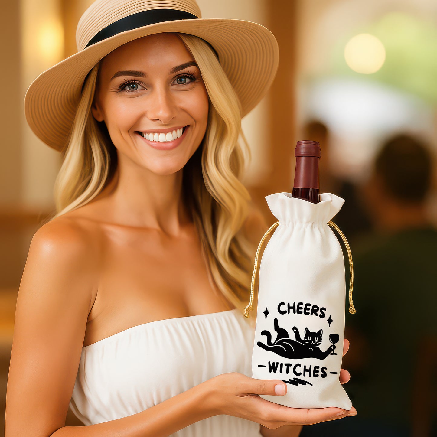 Bottle Bags - Cheers Witches