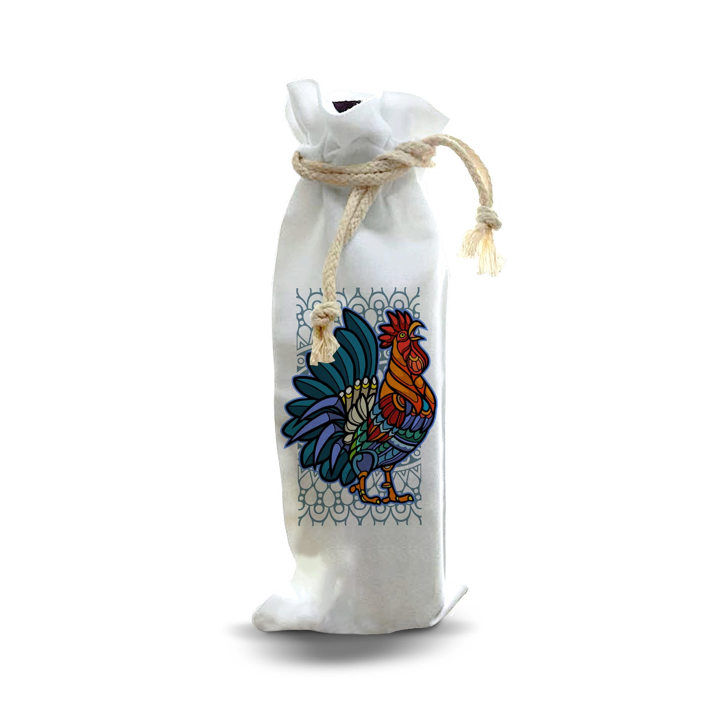 Bottle Bags - Chicken Mandala