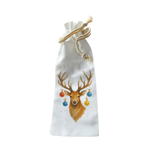 Bottle Bags - Christmas Deer