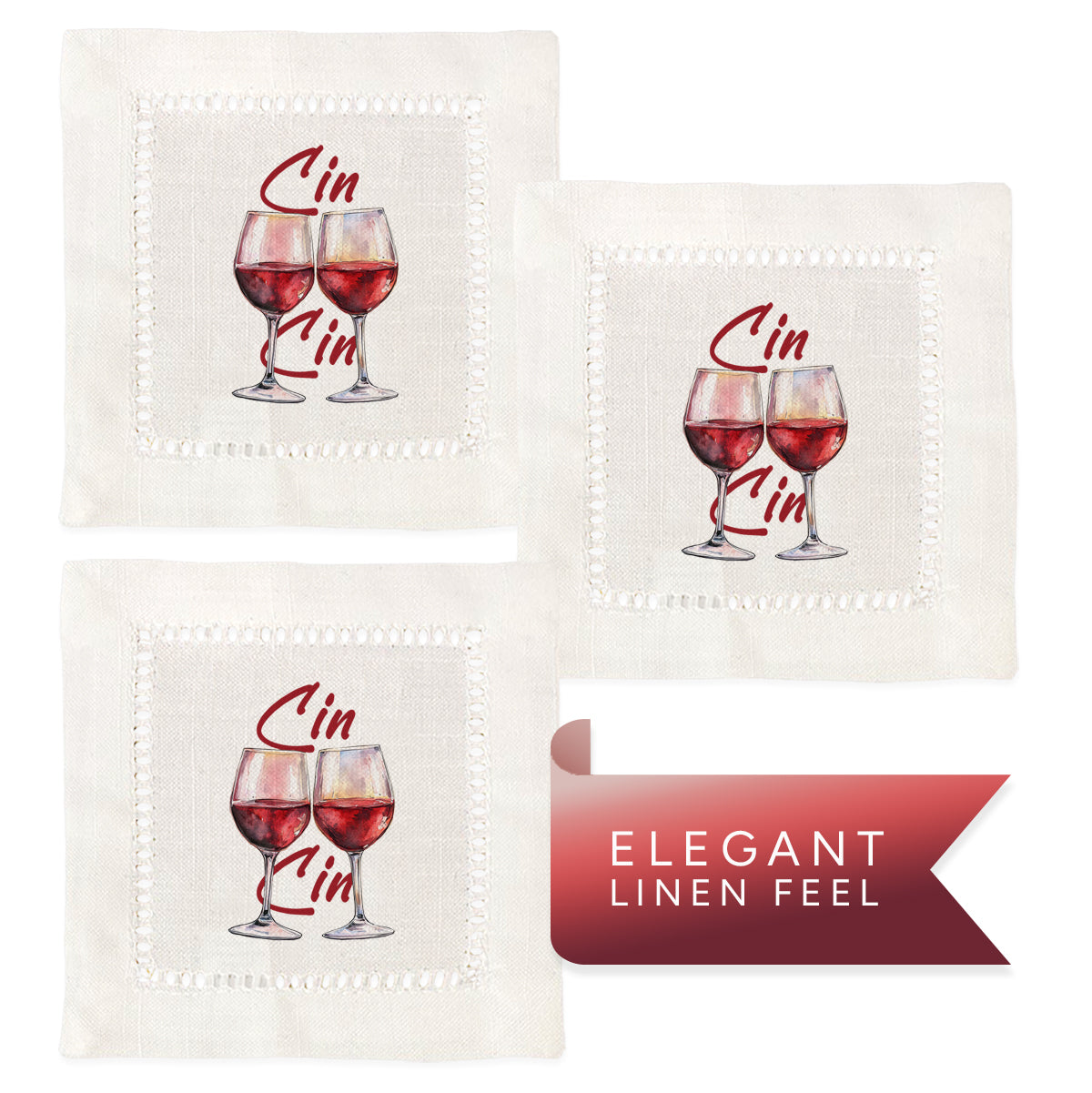 Cin Cin Hemstitch Napkins