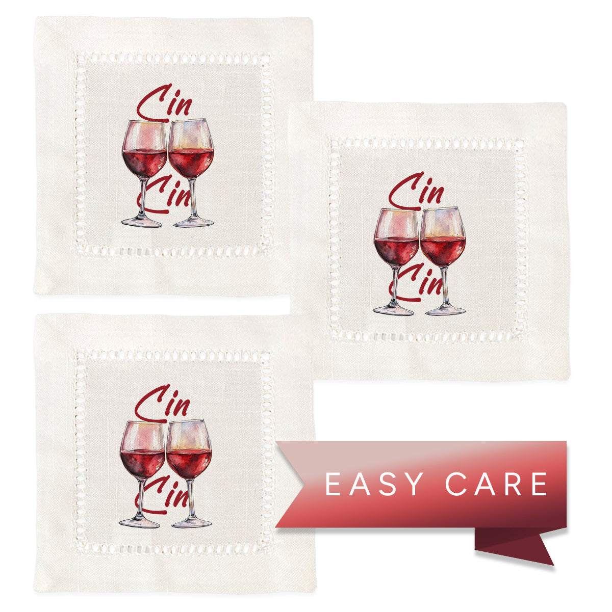 Cin Cin Hemstitch Napkins