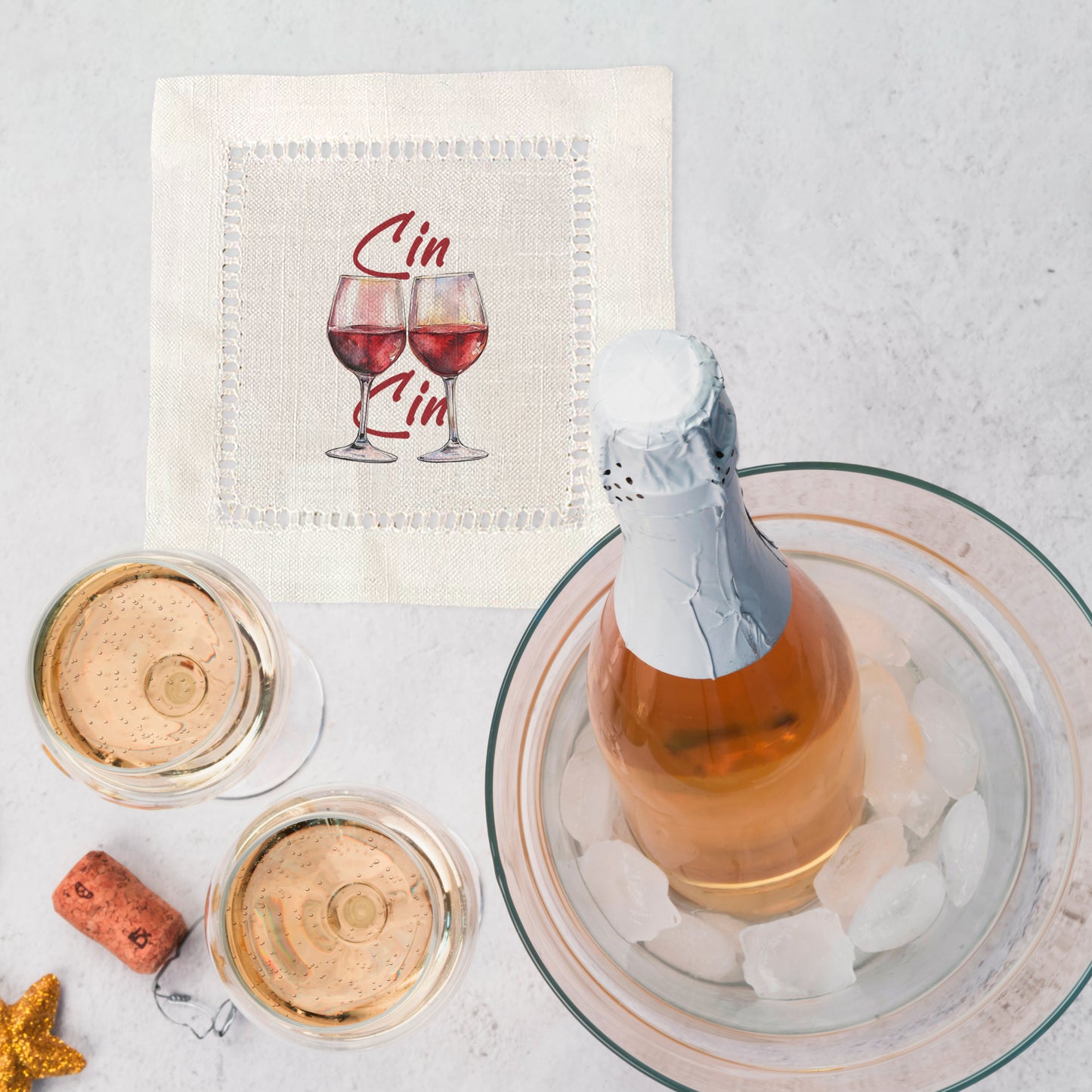 Cin Cin Hemstitch Napkins