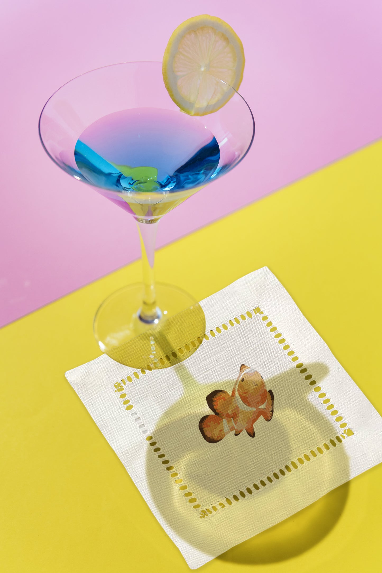 Sea Life Hemstitch Napkins