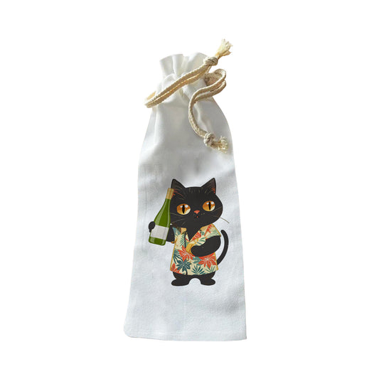 Bottle Bags - Cool Cat Wine