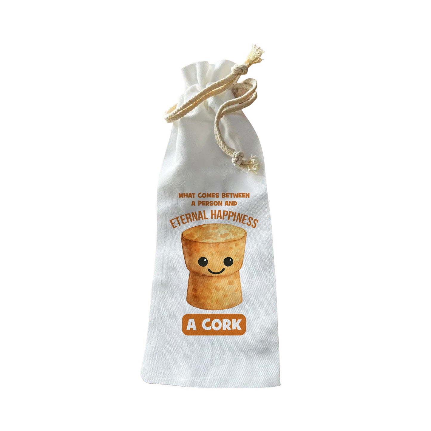 Bottle Bags - Cork Pun