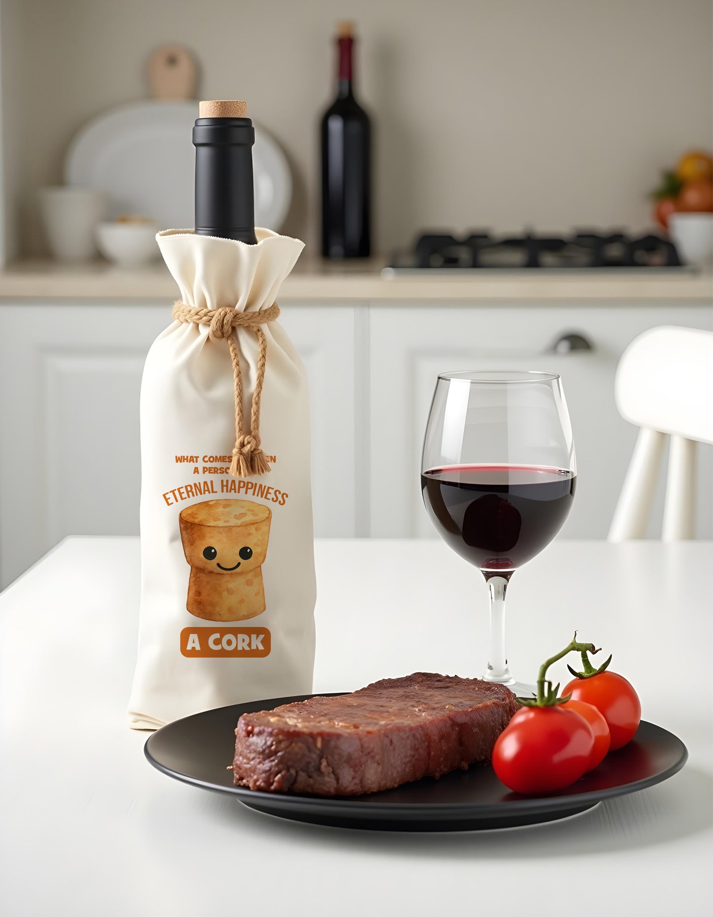 Bottle Bags - Cork Pun
