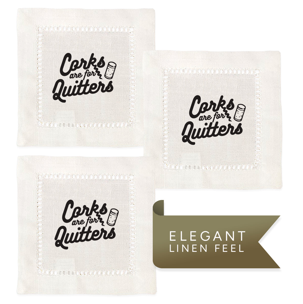 Corks Hemstitch Napkins