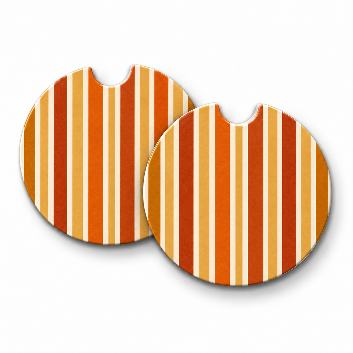 Jolitee Thanksgiving Car Coasters, Absorbent Neoprene Cup Holder