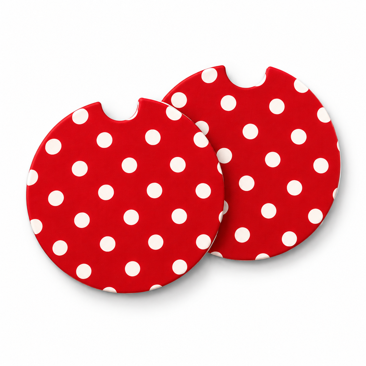 Jolitee Christmas Car Coasters, Absorbent Neoprene Cup Holder