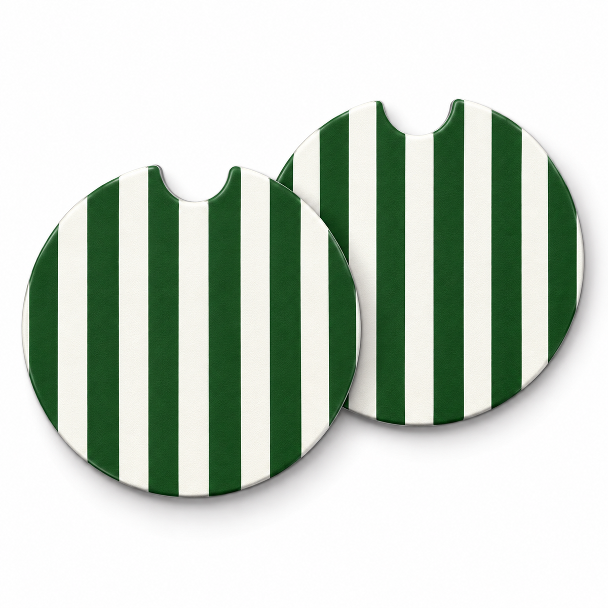 Jolitee Christmas Car Coasters, Absorbent Neoprene Cup Holder
