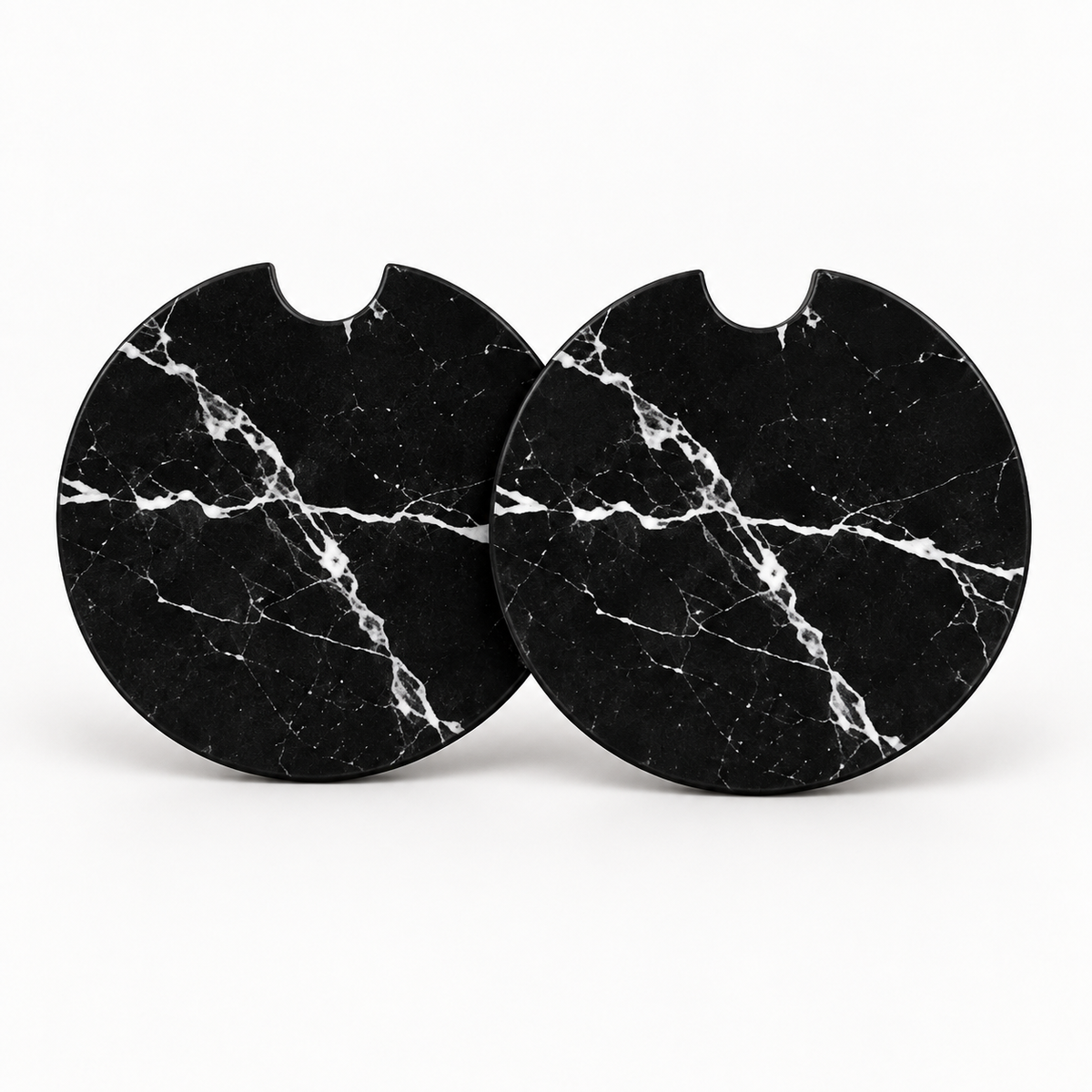 Jolitee Edgy Car Coasters, Absorbent Neoprene Cup Holder