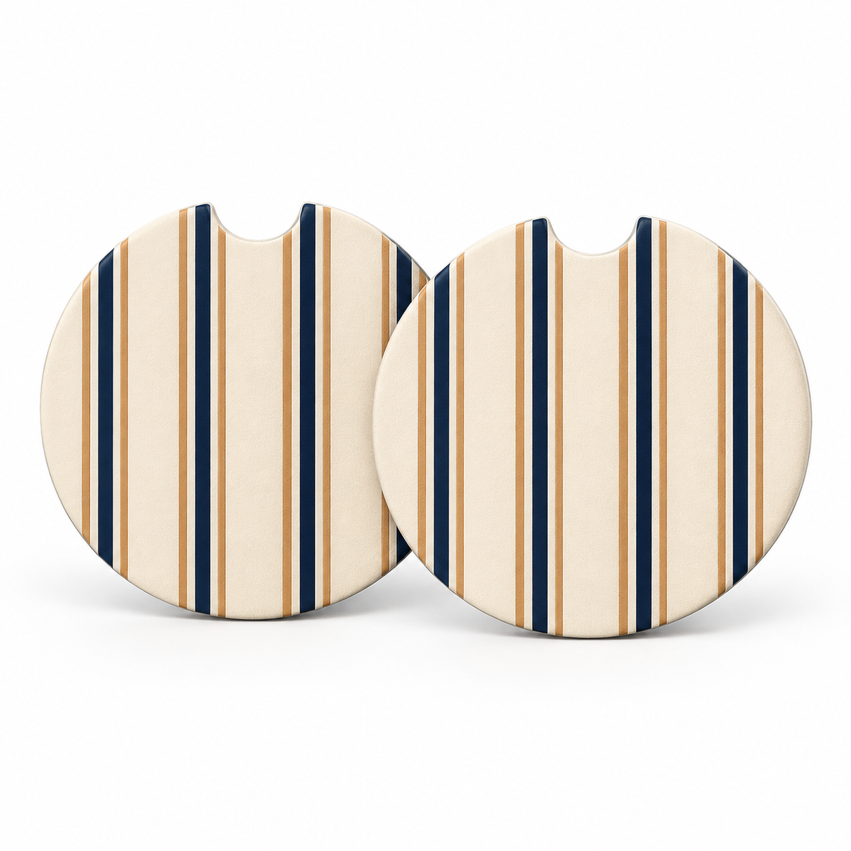 Jolitee Equestrian Car Coasters, Absorbent Neoprene Cup Holder