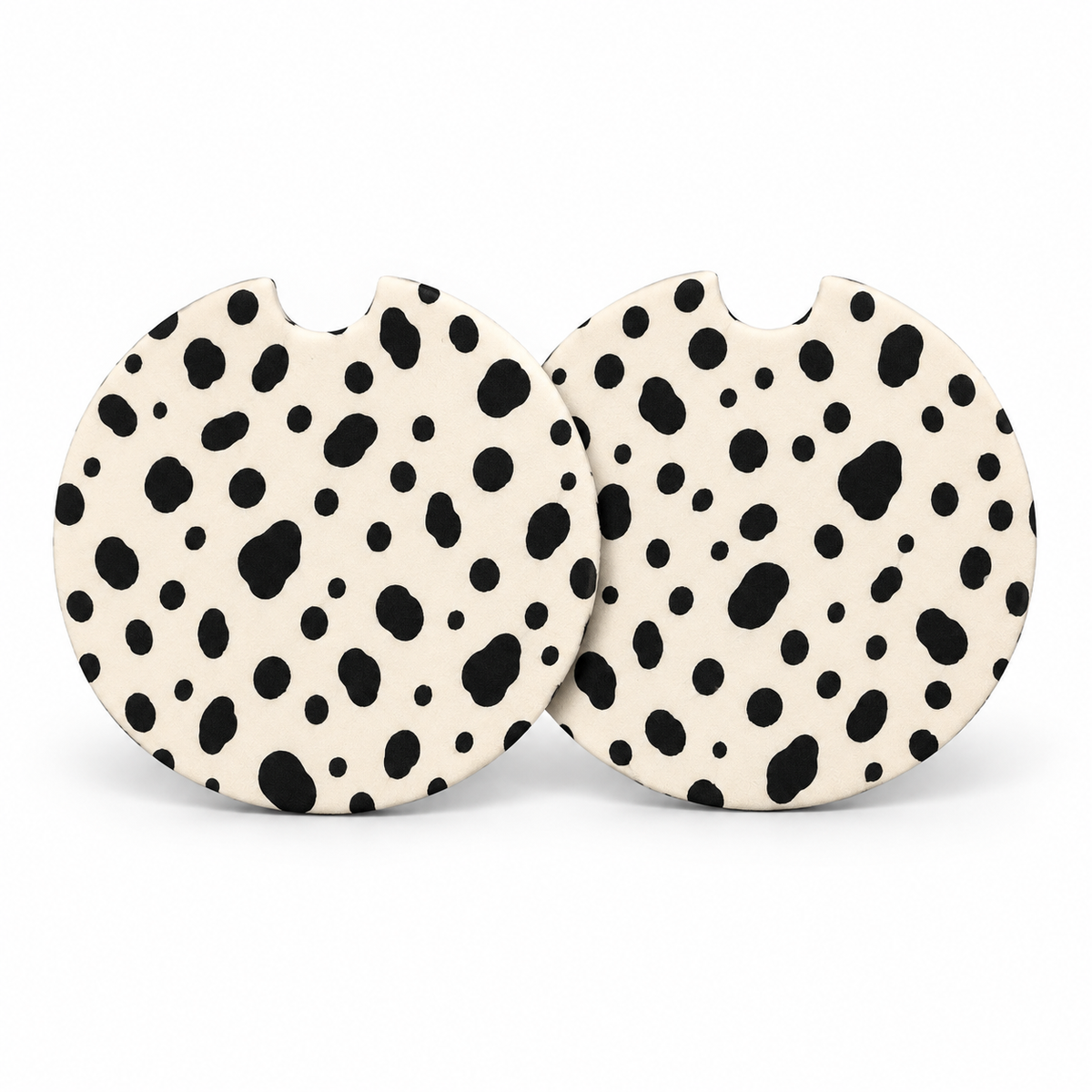 Jolitee Dog Lovers Car Coasters, Absorbent Neoprene Cup Holder