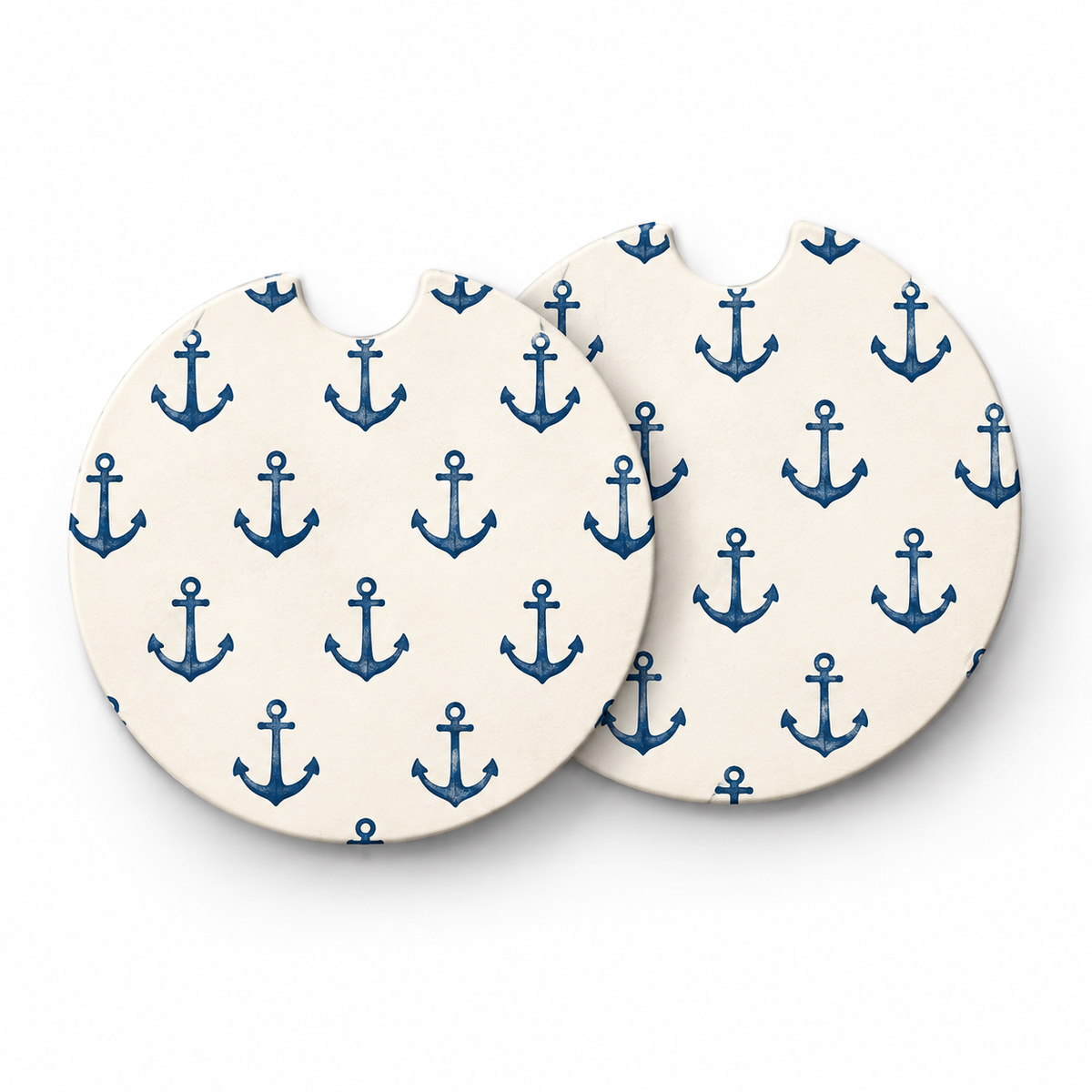 Jolitee Lakehouse Car Coasters, Absorbent Neoprene Cup Holder