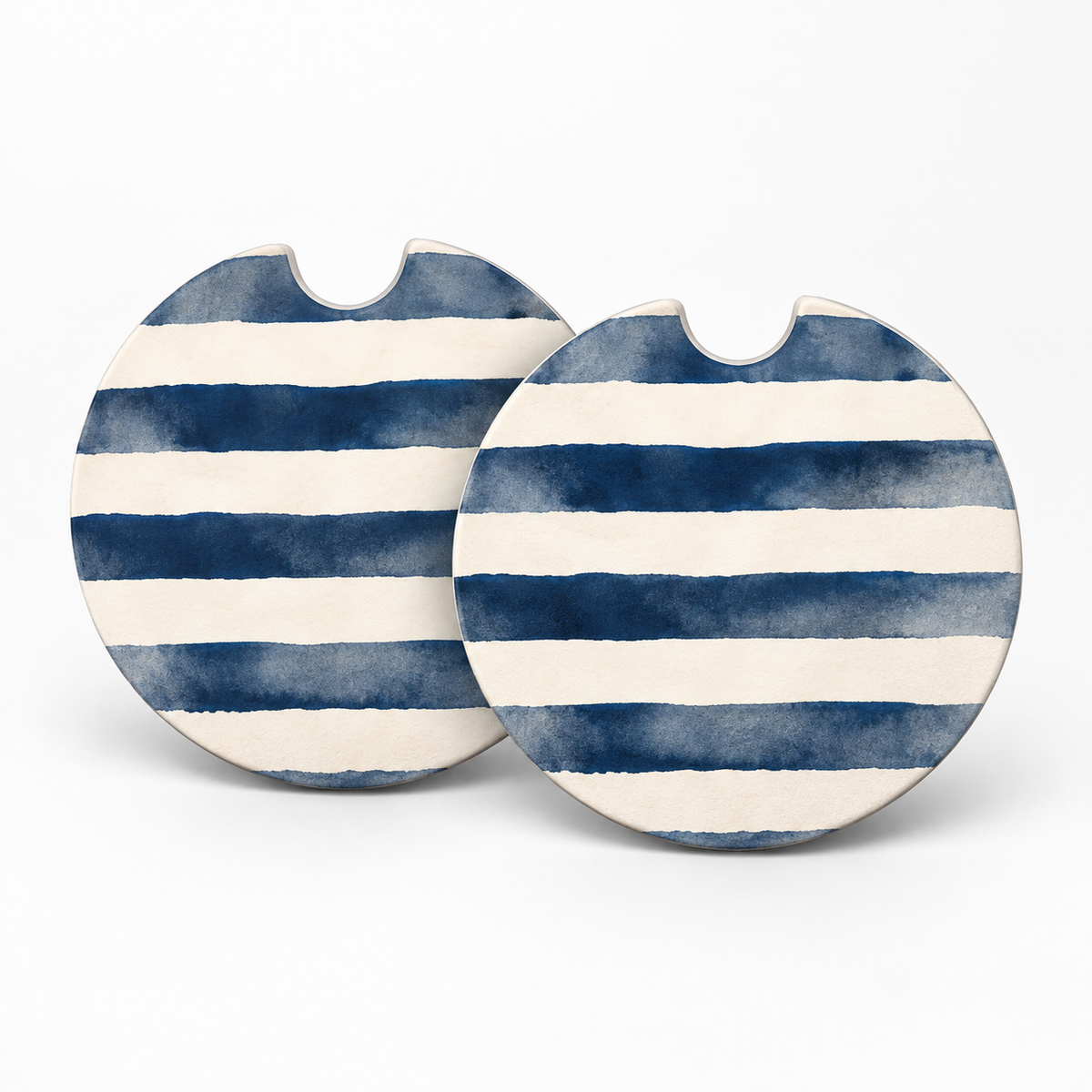 Jolitee Lakehouse Car Coasters, Absorbent Neoprene Cup Holder