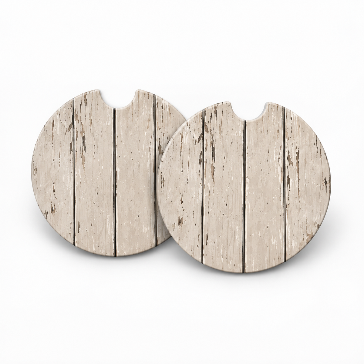 Jolitee Lakehouse Car Coasters, Absorbent Neoprene Cup Holder