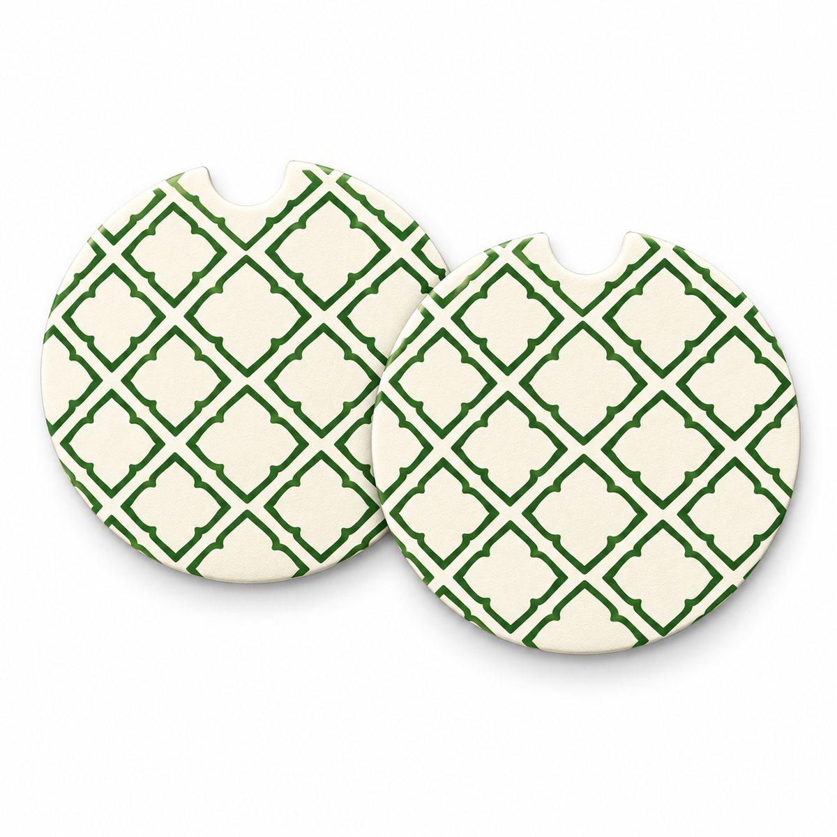 Jolitee Mahjong Car Coasters, Absorbent Neoprene Cup Holder